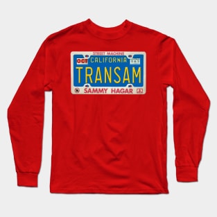 Sammy Hagar - Trans Am Highway Wonderland License Plate Long Sleeve T-Shirt